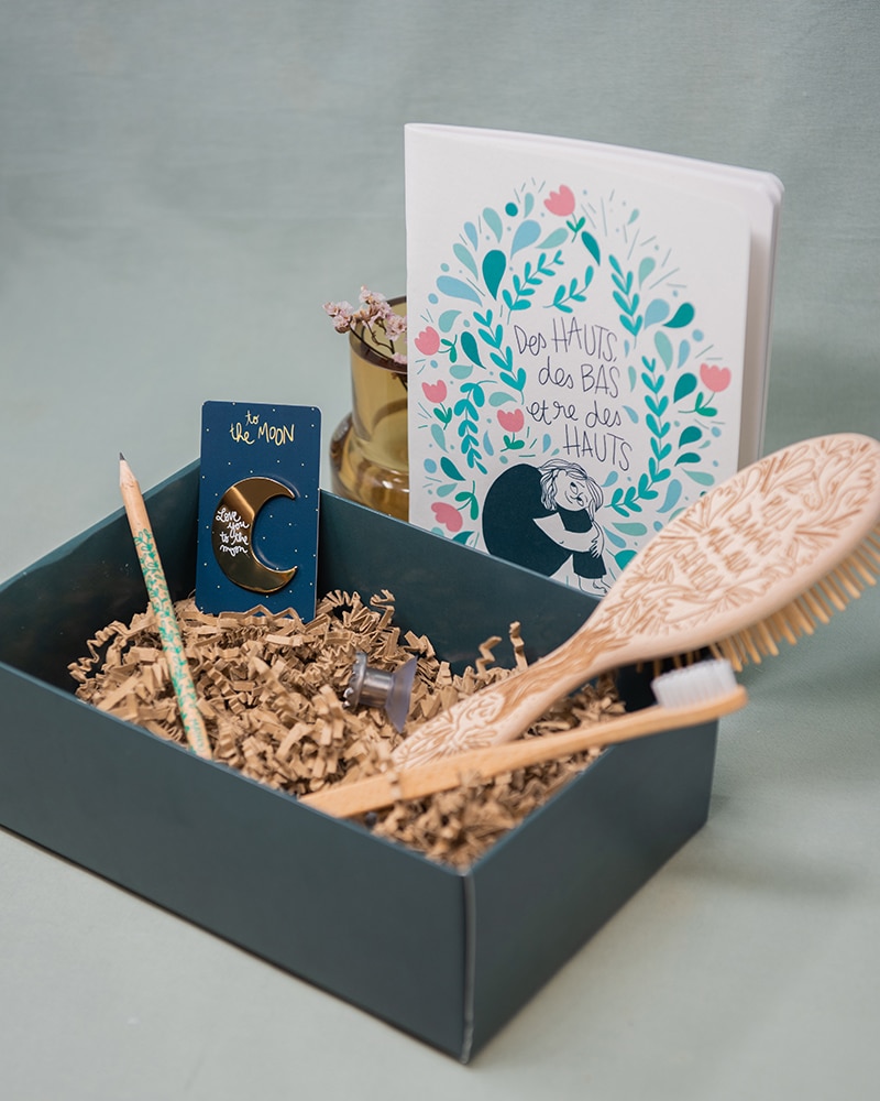 coffret cadeau illustratrice mathou