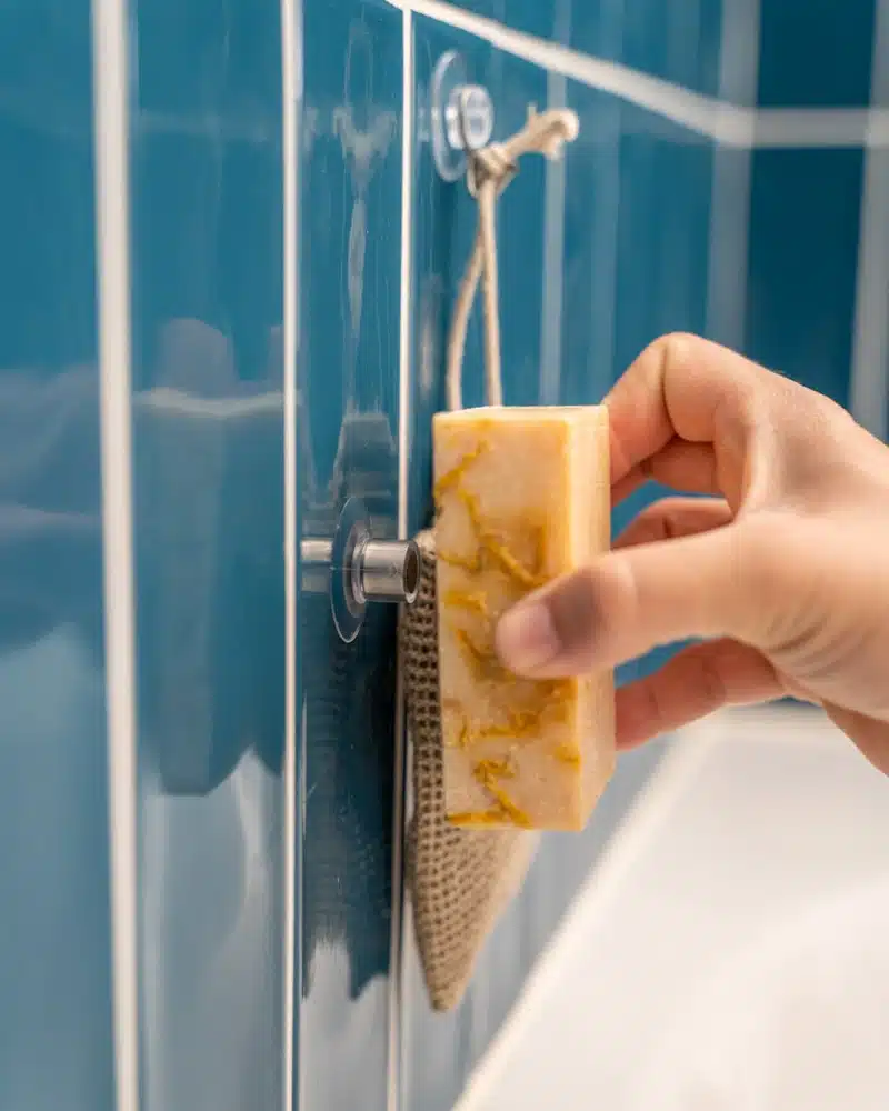 savon porte-savon aimanté