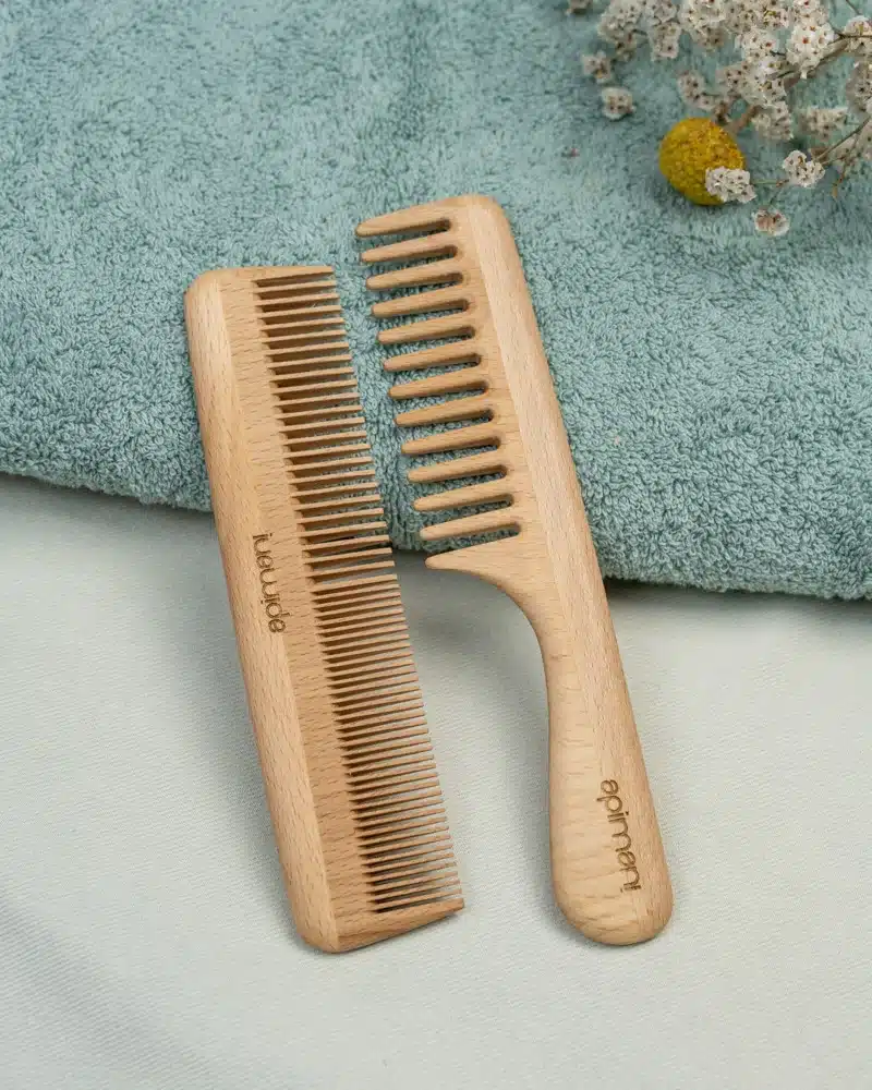 peignes en bois