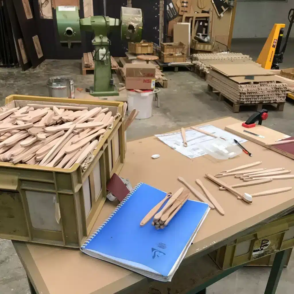 prototype brosse à dents en bois