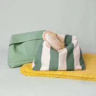 trousse de toilette fait main