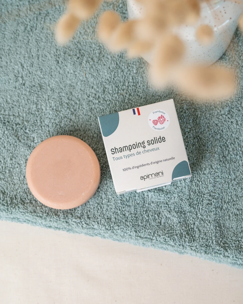 shampoing solide framboise