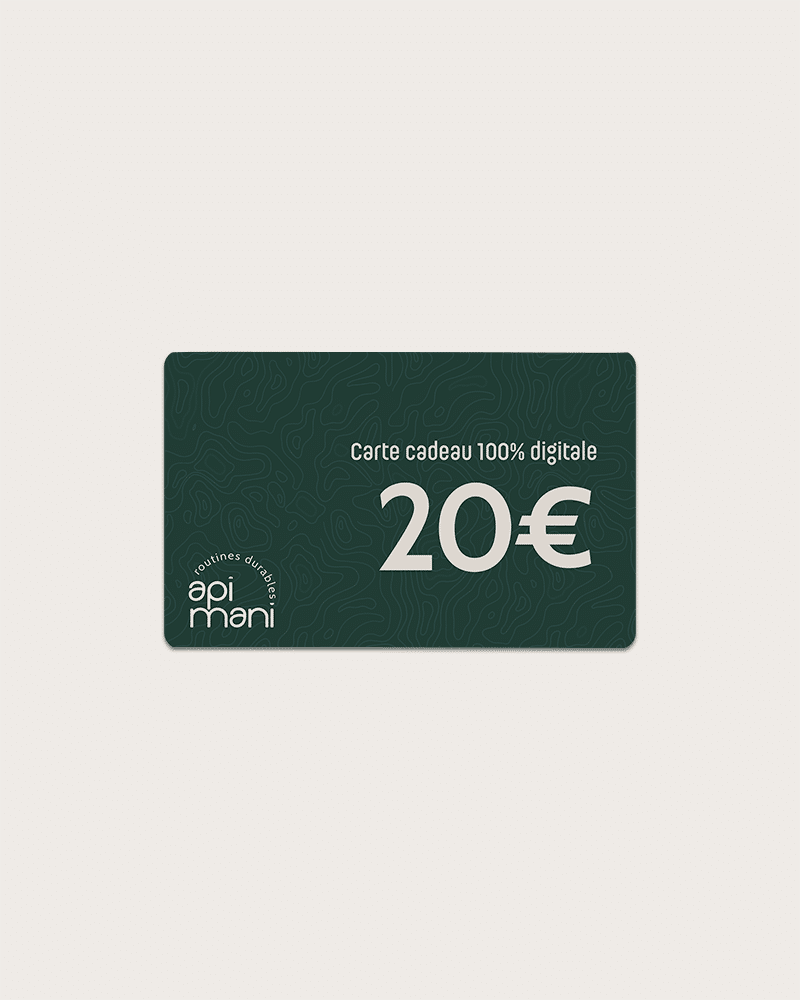 carte cadeau 20 apimani