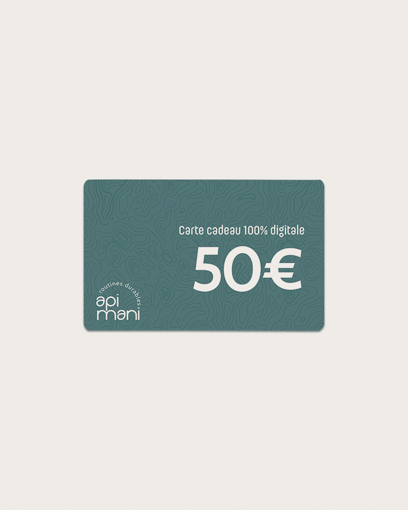 carte cadeau 50 apimani