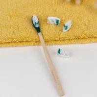 pack 1 an brosse a dents rechargeable souple vert