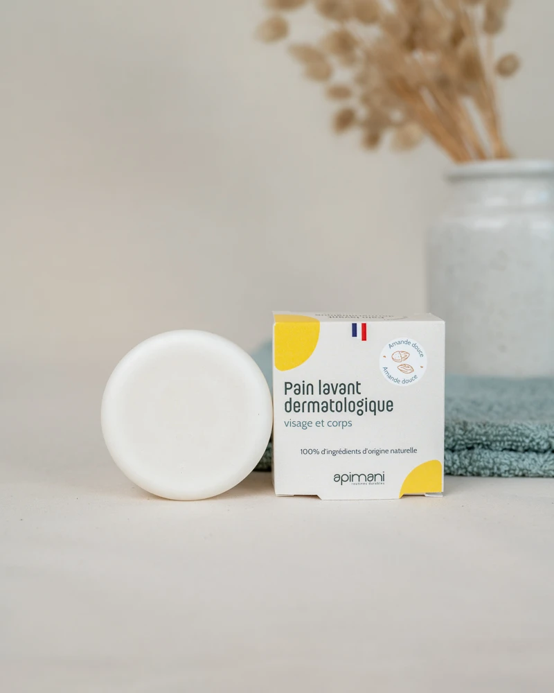 pain dermatologique lavant amande