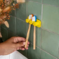 porte-brosses à dents mural familial