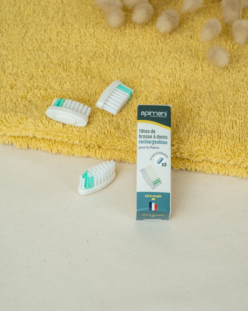 têtes rechargeable extra-souples brosse à dents