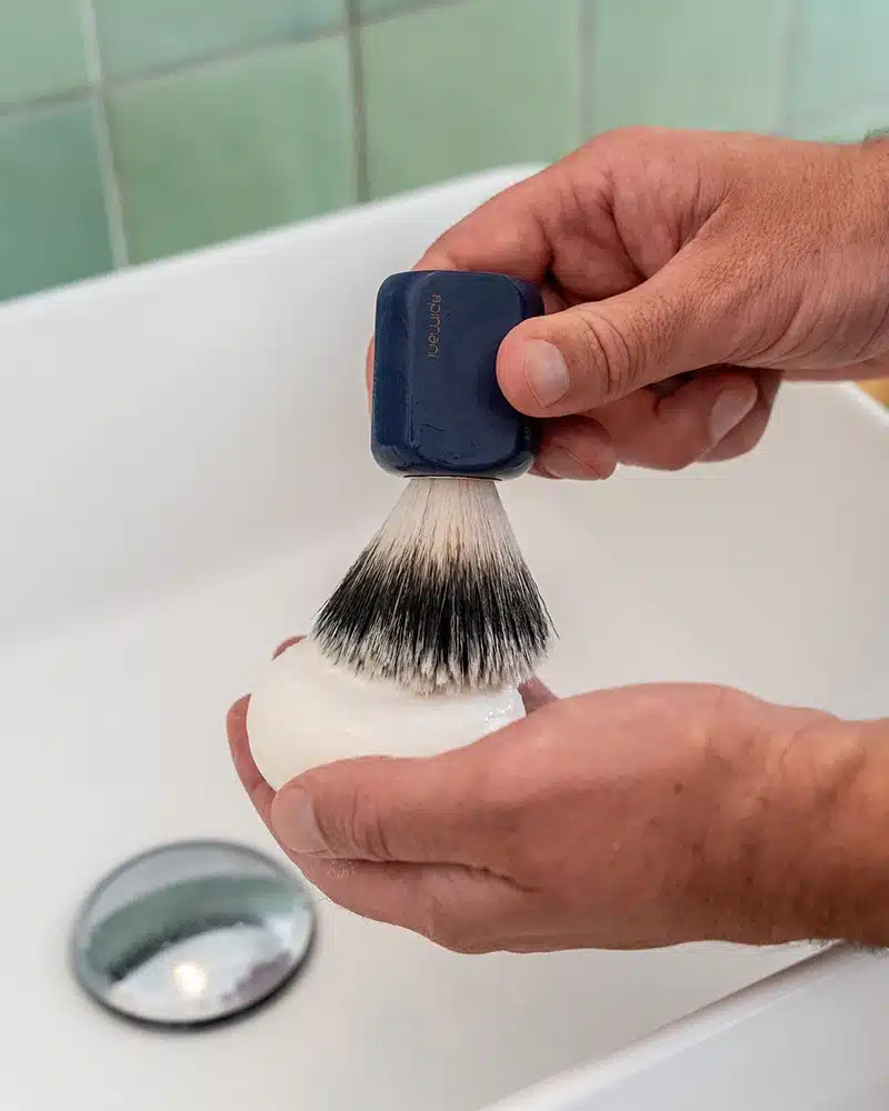 savon rasage blaireau