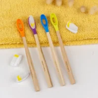 brosse a dents tete amovible enfant colorees