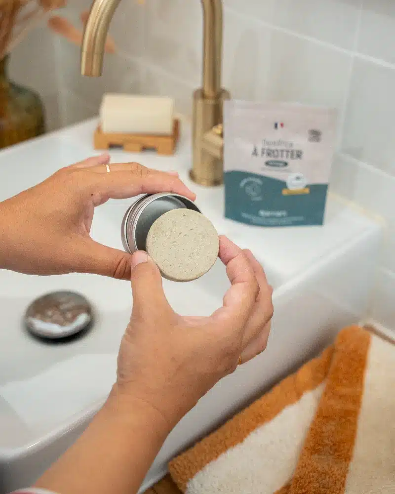 recharge de dentifrice solide menthe