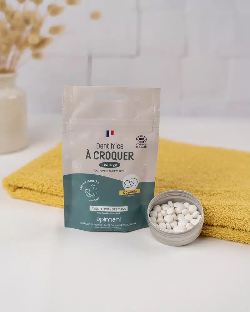 recharge dentifrice à croquer menthe