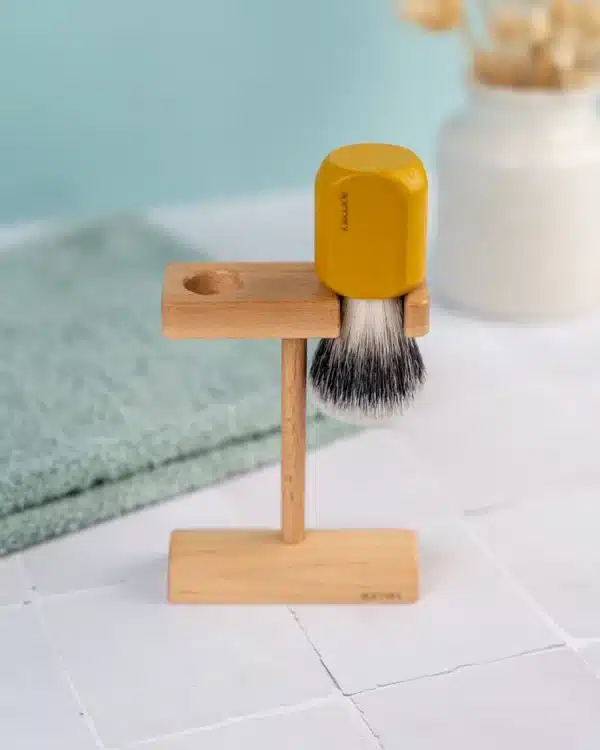 porte blaireau rasoir bois francais