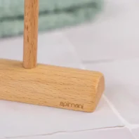 rangement accessoires rasage bois